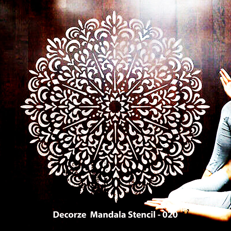 Prosperity Mandala Stencil for Walls – Wall Stencil Mandala